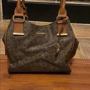 Calvin Klein Brown  Purse